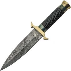 Budget ⭐ Damascus Twisted Horn Dagger 🧨
