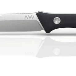 New ✔️ ANV P300-PLAIN EDGE, LEATHER SHEATH BLACK N690 🛒