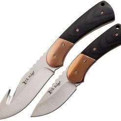 Cheap ❤️ Elk Ridge Fixed Blade Combo Black ER20010BK 🧨