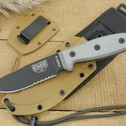 Flash Sale 👏 ESEE Model 4 Stainless Serrated 🔔