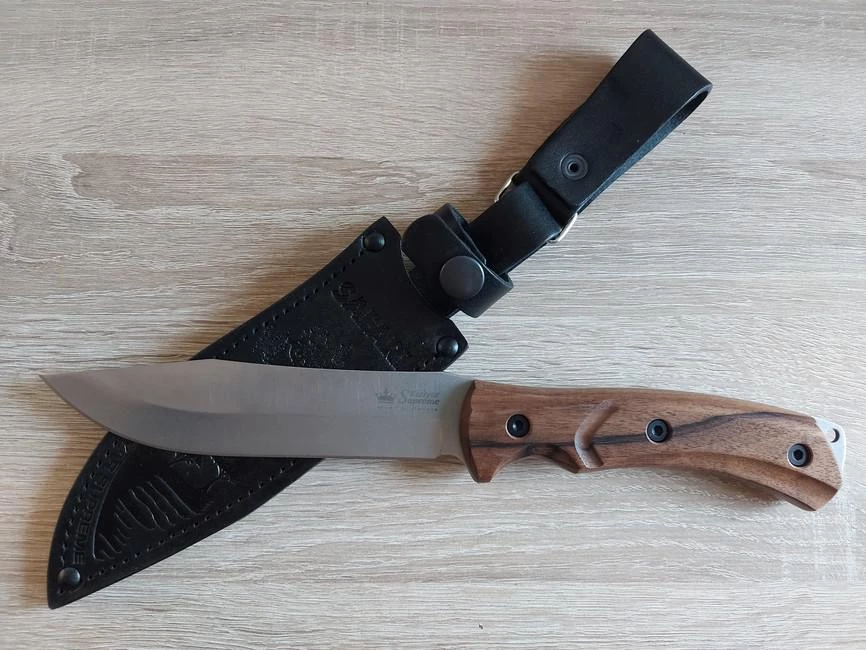 Brand new π Kizlyar Supreme Safari AUS8 Satin Stonewash Walnut π - Image 2