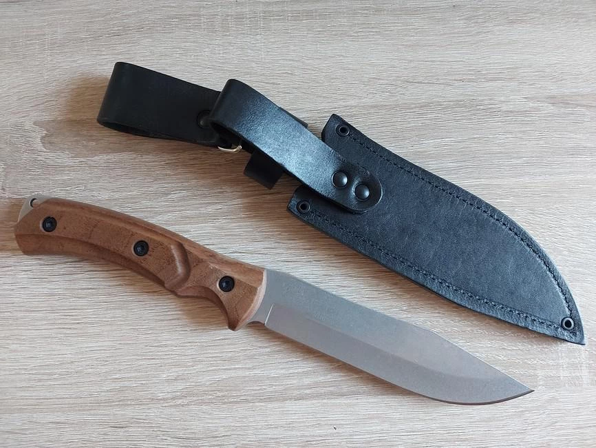 Brand new π Kizlyar Supreme Safari AUS8 Satin Stonewash Walnut π - Image 3