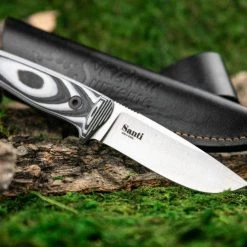 Best Sale ⌛ Kizlyar Supreme Santi AUS8 LSW G10 Leather Sheath ⭐