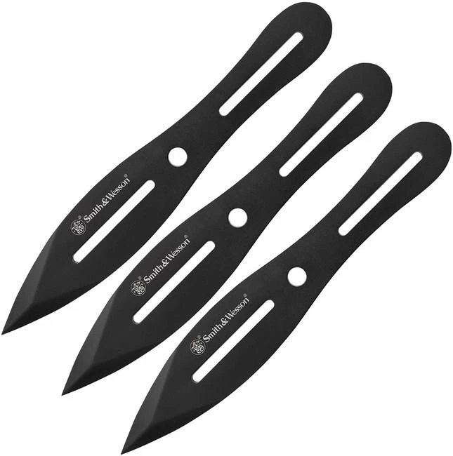 Cheapest ❤️ Smith & Wesson Smith & Wesson Throwing Knives Three Piece SWTK8BCP ⭐